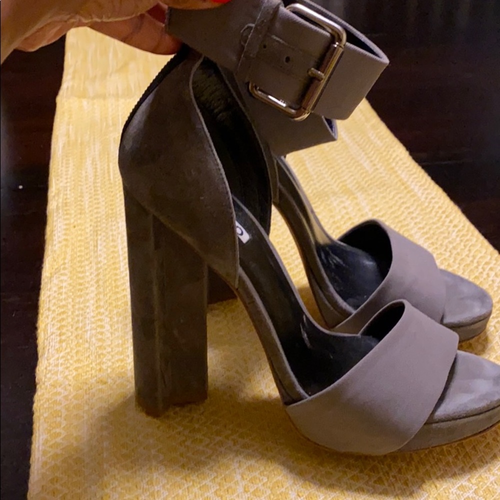 Suede Mary Jane sandals